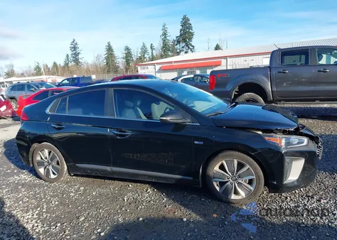 2018 Hyundai Ioniq Hybrid Limited from USA, damaged, VIN KMHC05LC8JU071808